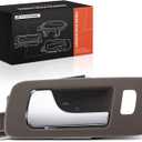 A-Premium Front Left Driver Side Interior Door Handle Compatible with Cadillac STS 2005-2011 Sedan, Beige Housing with Chrome Lever, Replace# 10370352