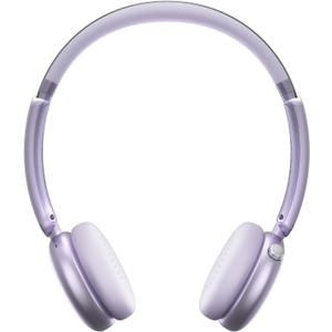 LORELEI Q60 Wireless Bluetooth On-Ear Headphones Lightweight Built-in Micphone, 40 Hours Up Battery Life, Bass Mode, Memory Earmuffs (Purple)
