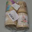 Peony Man Easter Wired Edge Ribbon Farmhouse Bunny Burlap Ribbons 2.5" Plaid Rustic Peeps Wired Ribbon for Easter Holiday Gift Wrapping Wreath Bow Decor DIY Craft, 24 Yards