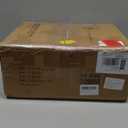 Furnulem White Nightstand with 5 Storage Drawer, Tall Dresser for Bedroom with Led Light and Charging Station, Side Table Nightstand for Closet, Fabric Bins, Metal Frame, Wood Shelf (White)