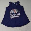 Vintage Detroit Baseball Lover Men Women Game Day Tank Top Blue S