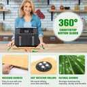 Appliance Slider 360 Rolling Tray for Coffee Maker Bamboo Coffee Pot Slider Tray for Countertop Rotation Sliding Tray with Wheels, Appliances Mat Easily from Under The Cabinet Natural(15.7"13")