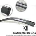 4Pcs Window Visor Deflectors Rain Guards for 2014-2020 Nissan Rogue Chrome Trim