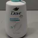 Dove Body Wash with Pump Sensitive Skin For 24hr Lotion-Soft Skin Moisturizing Skin Cleanser Gentle Hypoallergenic Formula with No Sulfates No Parabens 30.6 oz (34 Fl Oz (Pack of 1))