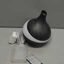 500ML Essential Oil Diffuser: Aroma Diffuser with Remote Control for Hotel Spa Yoga Room - Humidifiers for Bedroom with 14 Colors LED Night Light for Kids/Women Home Relaxation (Onyx Black)