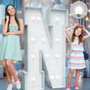 4FT Marquee Light Up Numbers  Cool White Light Up Numbers 0 with Fixed Water Bag, Party Decoration Large Marquee Light Up Numbers can Be Used for Wedding Decoration, Birthday Party Decoration