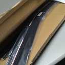 in-Channel Rain Guards for 2014-2018 Chevy Silverado 1500/ GMC Sierra 1500 Double Cab, Window Visor Shields Vent Deflector Shade Wind Dark Smoke for 15-19 Silverado/Sierra 2500 3500, Tape-On, 4PCS