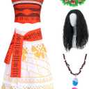 Adult Princess Costume Women Princess Dress Up Birthday Party Outfits Cute Costume Set for Halloween Ocean Theme Party (XX-Large)