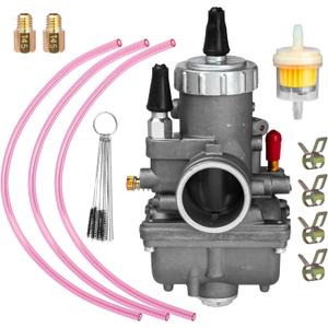 3130383 3130424 Carburetor Kit for Polaris 4-Stroke Trail Boss Blazer Sportsman Scrambler 250 300 350L 400 400L, Big Boss Xplorer Xpress 30mm Carb