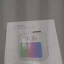 AIRIVO Alarm Clock Night Lights, Built-in Battery Alarm Clock for Bedrooms, 6 Scenes & White Noise Sync, Dual Alarms & Snooze, for Heavy Sleepers, Gifts for Kids Teens (Beige)