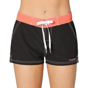 Women Quick Dry Swimwear Trunks Sports Board Shorts with Soft Briefs Inner Lining L