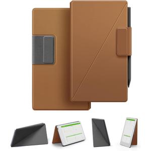 Ayotu Case for Remarkable Paper Pro Move 7.3" with Multi-Angle Stand, 1:1 Fit Smart Folio Cover with Auto Wake/Sleep | PU Leather Cover | Microfiber Lining | Strong Magnet(D-Leathers Brown)