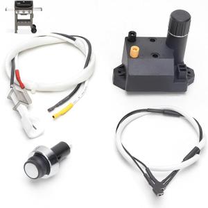 67053 Igniter Kit for Weber Spirit II GS4 310 Series Igniter Replacement Parts, 2-Outlet Ignitor Kit for Weber Spirit II E310, S310 GS4 Parts Accessories, for Weber Spirit 2 310 SER (2017 & newer)