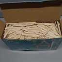 Darice 2000 Pcs Popsicle Stick, 4.5" Natural Wood Craft Sticks Supplies, Ice-Cream Stick Pop, Ages 3+