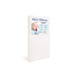 Graco Premium Crib & Toddler Mattress  GREENGUARD Gold Certified & CertiPUR-US Certified, Fits All Standard Crib & Toddler Beds, Waterproof Sleep Surface, Machine-Washable Outer Cover for Easy Care