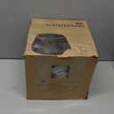 Fluffydream Elevated Dog Bowls, Prevention of Vertebrae Disease, Non-Slip With Stainless Steel Bowl, High Capacity Food Bowls (SnowWhite, M (540ML / 2 Cups))