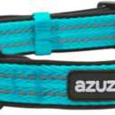 azuza Reflective Dog Collar, Soft Neoprene Padded Pet Collar with ID Tag Ring, Adjustable for Medium Dogs (Medium)
