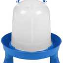 Double-Tuf Poultry Waterer with Legs | Durable Water Container | Carrying Handle for Chickens & Birds | Chicken Waterer | 1.5 Quart