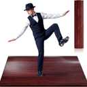 Foldable Tap Dance Floor Mat for Tap Dancing 3.22 x 4 ft