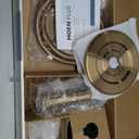 Moen Beric Bronzed Gold Single Handle Modern Tub and Shower Faucet with Handshower, Valve Included, 82775BZG