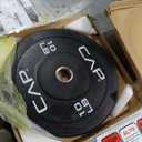 CAP Barbell Rubber Olympic Bumper Plate, Black, 10 lb