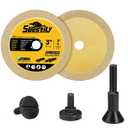 Cut Off Wheels (2+1 Plus Kit) for Die Grinder,3 Inch,1/24" Thin,W3/8" Arbor Hole Drill Cutting Wheel for Metal and Stainless Steel, 3" Cutoff Tools Angle Grinder Cutter Disc