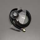 ABYDA 4 FT Propane Regulator and Adapter Hose, Universal Gas Grill Regulator Replacement Parts, Propane Tank Hose for Most LP Gas Grill, Fire Pit Table and Weber, 3/8" Female Flare Nut