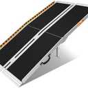 Amazon.com: FACHNUO 5 Feet Portable Wheelchair Ramp, Non-Skid Aluminum Handicap Ramps with Handle, Folding Threshold Wheel Chair Ramp for Home Steps, Stairs, Entry, Threshold, Doorways, Scooter, 800LBS Capacity : Health & Household