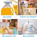2 Pack Automatic Drink Dispenser,Milk Dispenser,Electric Tap,One-Handed Operation,Can Prevent Milk and Beer From Overflowing,Portable Electric Beverage Dispenser,Suitable For Outdoor And Home Kitchens