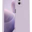 LeYi for Moto G Power 5G 2024 Case: Combination of Liquid Silicone Slim Shockproof Protective Case and Plating Rose Gold Edge Protective with Kick Stand