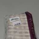 jinchan Linen Kitchen Curtains 45 Inch Length Striped Tier Curtains Ticking Stripe Small Drapes for Living Room Bathroom Cafe Small Window Farmhouse Rustic Pinstripe Rod Pocket 2 Panels Taupe