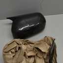 Horn Style Car Side Rearview Mirror Cover Trim Compatible With Acura ILX 2013-2017 2018 2019 2020 2021 2022 Black Carbon Fiber Style ABS