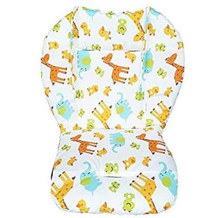 Twoworld Baby High Chair Seat Cushion Liner Mat Pad Cover Animal Breathable, Animal print