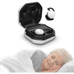 Sleep Earbuds Wireless Bluetooth Sleep Earbuds for Side Sleepers Soft Noise snoring Sleep Buds Flat Earbuds for Sleeping Painless Improve Sleep for Small Ear (Black)