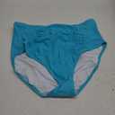 Women's High Waisted Ruched Bikini Bottoms Full Coverage Swim Bottoms Tummy Control Swimsuits Bottoms 2XL