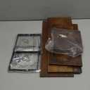 Kitchen Countertop Organizer, Spice Rack Cabinet Organizer Shelf Stackable Counter Corner Shelves Organization and Storage for Pantry, Counter top, Coffee Station Wood Rustic Brown