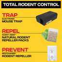 Victor Humane Mouse Traps Indoor for Home - M250BSR-3 - No Touch Electric Mouse Traps for Home, Pack of 3