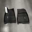 3W Tesla Model 3 Floor Mats 2026 2025 2024 with Mental Pedal, Full Set with Seatback Protector, Highland All Weather Custom Fit Rear Trunk Mat Accessories Black