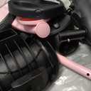 RIDYEE 5in1 Toddler Tricycle for Ages 1.5–3, Parent Steering Push Trike, ToolFree Convertible to Balance Bike, Safety Belt, Removable Backrest and Footrest, RideOn Toy for Boys & Girls, Pink