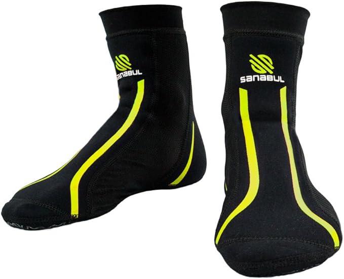 Sanabul Foot Grip Socks for Men & Women MMA Kickboxing Grappling Wrestling Pilates Yoga Non Slip (Green) XS