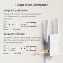 TP-Link BE3200 Wi-Fi 7 Range Extender RE223BE w/Ethernet Port | 3.2 Gbps Dual-Band Wireless Repeater | Internet Signal Booster for Home | Up to 2400 sq.ft, 64 Devices | MLO, EasyMesh | No 6 GHz Band