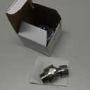 Shower Head Swivel Ball Adapter Brass Adjustable Shower Connector Shower Arm Extension Bathroom Universal Showering Component (Brushed Nickel)