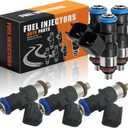 0280158091 Upgraded 4-hole Fuel Injectors Fit For:-Ford Taurus 2008-2012, Edge 2007-2010, Flex 2009-2012; For:-Mazda CX-9 2008-2015; For:-Lincoln MKZ 2007-2012; (6PCS) #Replace:CY0113250