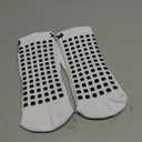Lux Dual Grip Socks - Soccer Grip Socks for Men and Women. GripArray Performance & Comfort (Large, White)