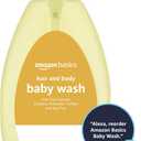 Amazon Basics Tear-Free Baby Hair and Body Wash, 27.1 Fluid Ounce, Lightly Scented, 4-Pack (Previously Solimo)
