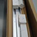 EaseLife 4FT/48in Bypass Double Sliding Pocket Door Hardware Kit,Commercial Grade,Aluminum,Bypassing Closet Doors Track for 2 Door System,Slide Smoothly Quietly,Easy Install,No Door