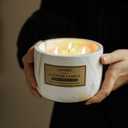 Scented Candles for Home - 100% Natural Soy Candles with Healing Crystals - Perfect Candles for Women and Candles for Men - Candles for Home Scented with Crystals and Healing Stones Included