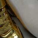 Kids Light up Shoes Led Shoes for Boys Girls USB Charging Flashing Trainers High Top Sneakers (3.5 Big Kid, Gold)