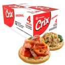 Crix Original Crackers 12 Individually Wrapped Rolls (4 x 3 Packs) | Crispy Caribbean-Style Crackers (EXP 02/10/27)