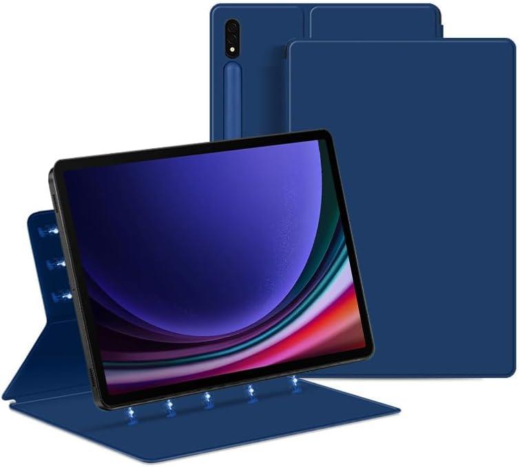 Magnetic Case for Galaxy Tab S10 Lite/Galaxy Tab S10 FE/Galaxy Tab S9 FE 10.9 Inch/Tab S9 11" 2023 with S Pen Holder, Ultra-Slim Lightweight Magnetic Stand Case with Auto Sleep/Wake, Blue